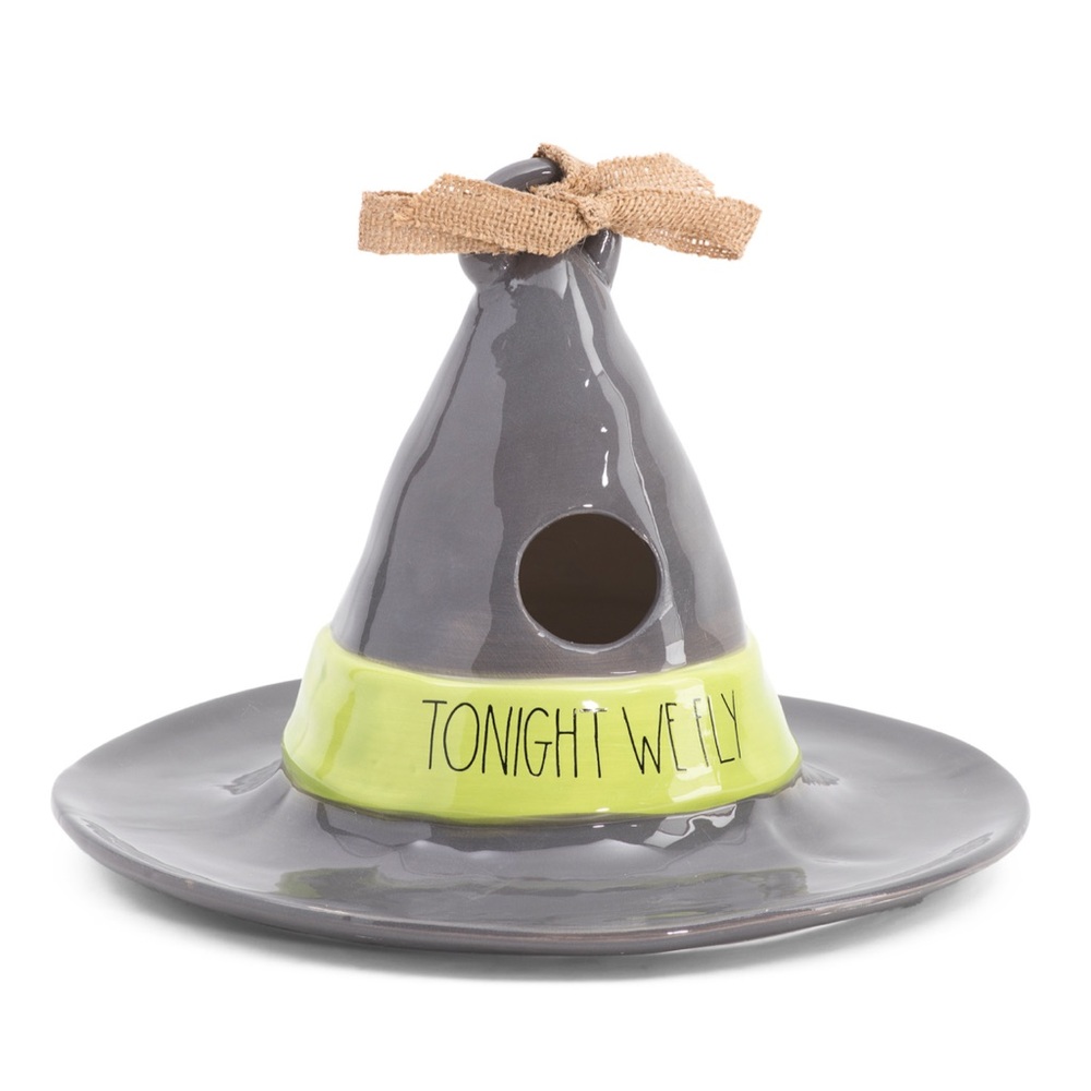 Rae Dunn Witch Hat Bird House